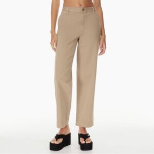 ARITZIA Sunday Best Jaden High Rise Khaki Cargo Pants.